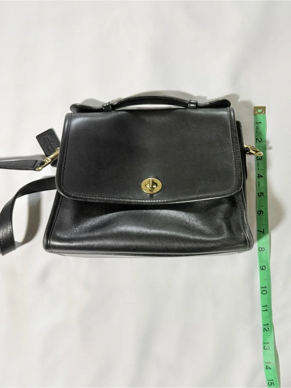 Vintage Coach Court Bag 9870 Black